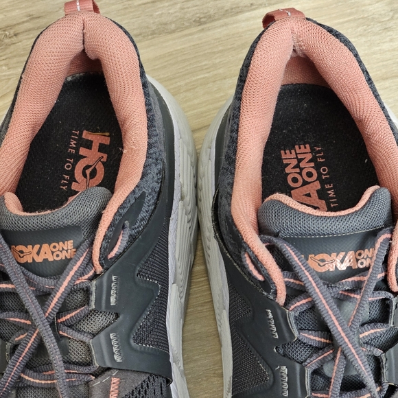 Hoka One One Gaviota 2 Womens Size 10 Gray Running Shoes Athletic Lace Up - Picture 7 of 12
